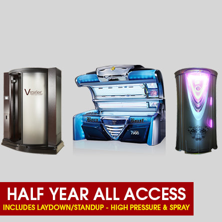 All Access Unlimited Tanning Half Year